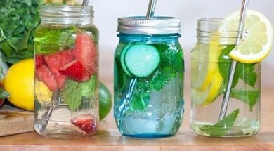 7 gün üçün nümunə içməli pəhriz menyusu