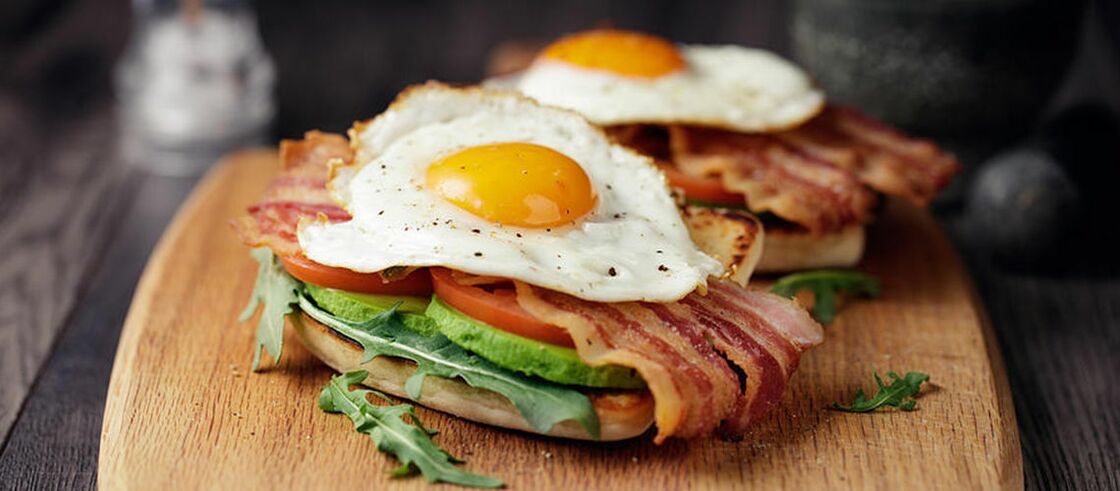 keto pəhriz üçün menyu